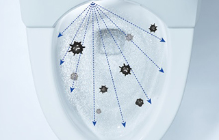 トイレ機能-除菌機能画像