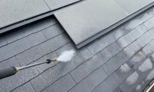 屋根塗装　高圧水洗浄 リフォーム事例