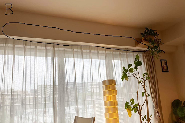 キャットタワー施工前