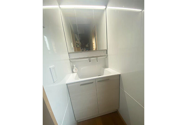 洗面台交換工事アフター